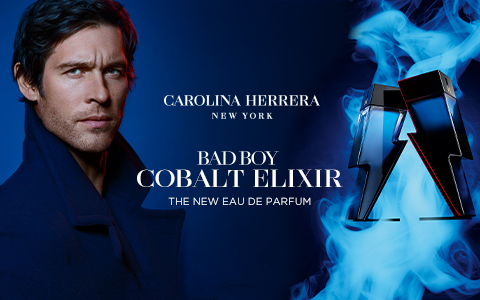 Carolina Herrera | Nuevo Perfume Bad Boy Cobalt Elixir | Prieto.es