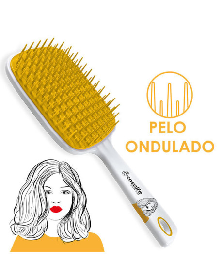 CEPILLO XL DESENREDA SIN TIRONES PARA PELO ONDULADO