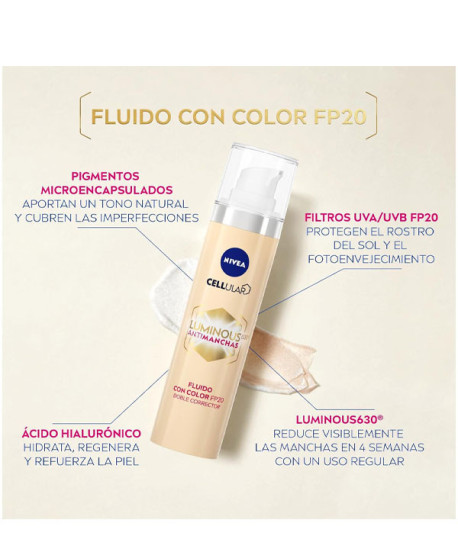 CELLULAR LUMINOUS 630º ANTIMANCHAS FLUIDO CON COLOR