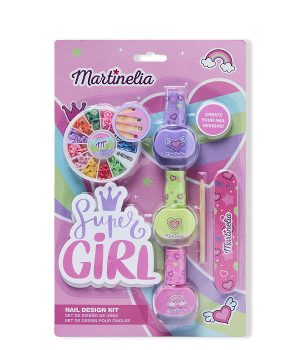 SUPER GIRL KIT DE UÑAS