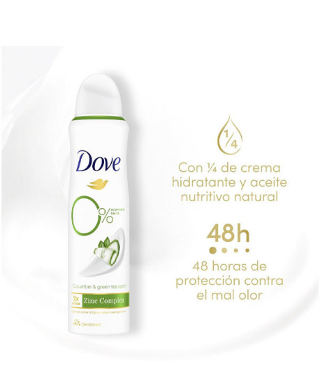 GO FRESH 0% ZINC PEPINO Y TÉ VERDE