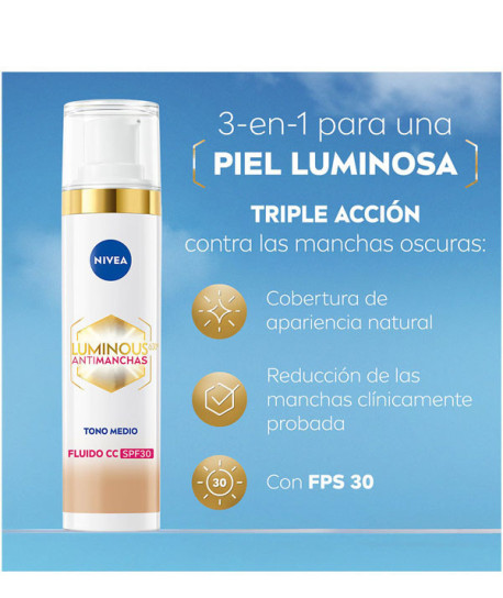 CELLULAR LUMINOUS 630º ANTIMANCHAS FLUIDO CC SPF30
