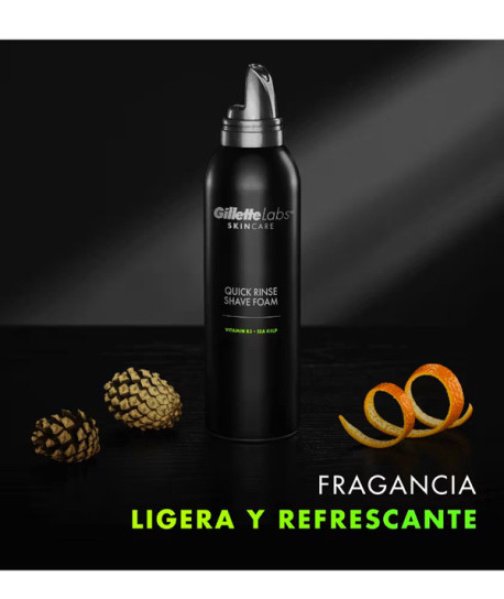 GILLETTE LABS ESPUMA DE AFEITAR