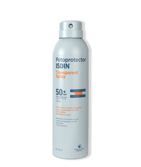 FOTOPROTECTOR TRANSPARENT SPRAY WET SKIN SPF50