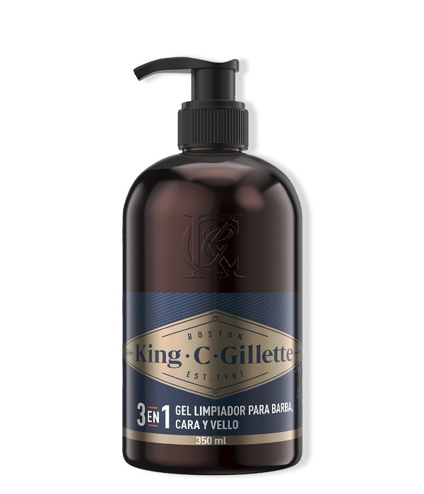 KING C GILLETTE GEL LIMPIADOR