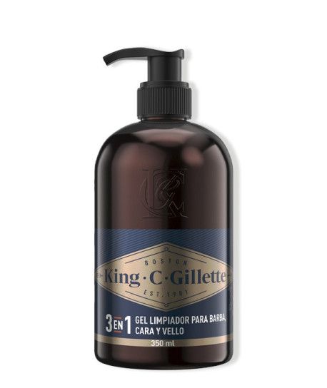 KING C GILLETTE GEL LIMPIADOR