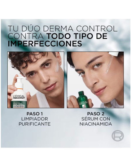 L’ORÉAL MEN DERMA CONTROL GEL LIMPIADOR PURIFICANTE