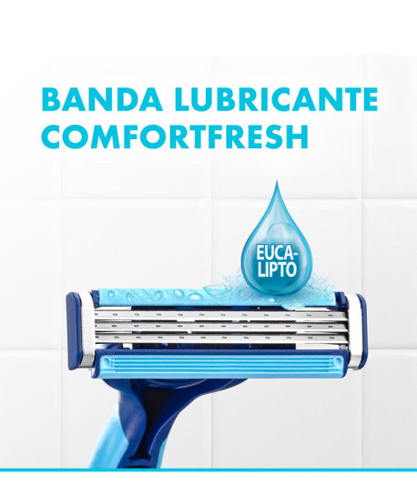 GILLETTE SENSOR 3 COOL PACK 4 UDS