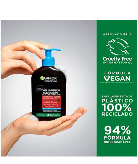 PURE ACTIVE GEL LIMPIADOR CON CARBÓN
