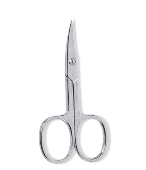 TIJERAS CURVA CROMADA