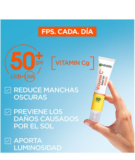 SKIN ACTIVE VITAMINA C FLUIDO ANTI-UV GLOW