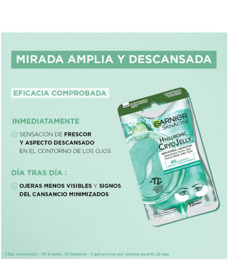 SKIN ACTIVE HYALURONIC CRYO JELLY EYE MASK
