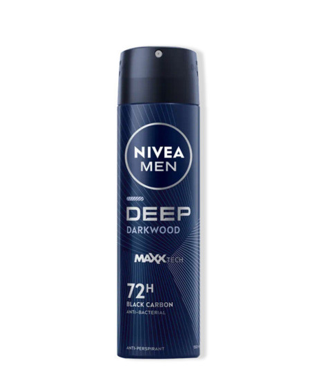 NIVEA MEN DEEP CARBÓN NEGRO DESODORANTE SPRAY