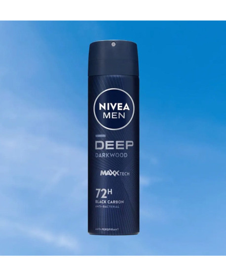 NIVEA MEN DEEP CARBÓN NEGRO DESODORANTE SPRAY