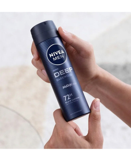 NIVEA MEN DEEP CARBÓN NEGRO DESODORANTE SPRAY
