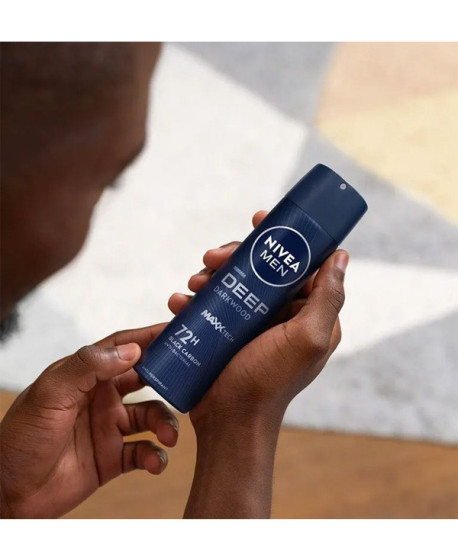 NIVEA MEN DEEP CARBÓN NEGRO DESODORANTE SPRAY