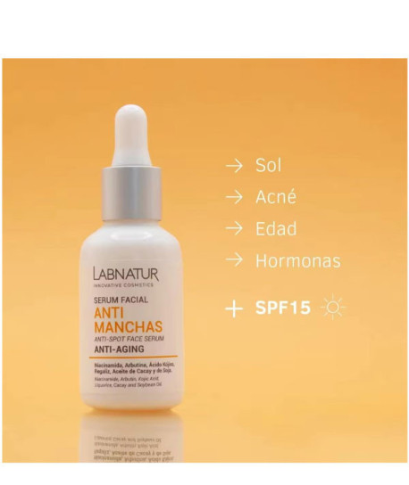 SERUM FACIAL ANTIMANCHAS SPF 15