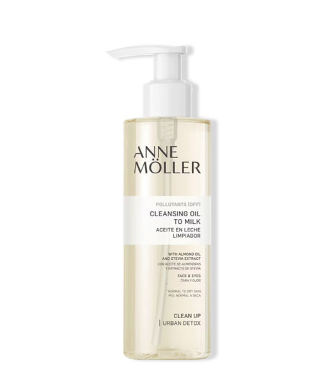 CLEAN UP CLEANSING OIL TO MILK