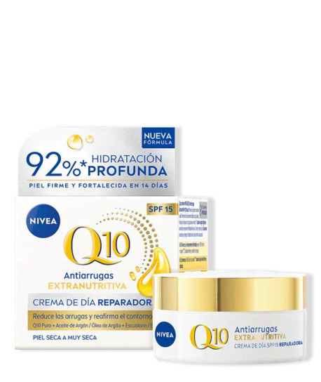 Q10 CREMA DÍA ANTIARRUGAS EXTRANUTRITIVA SPF15