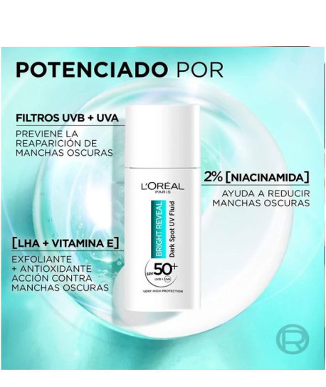 BRIGHT REVEAL FLUIDO UV SPF50+
