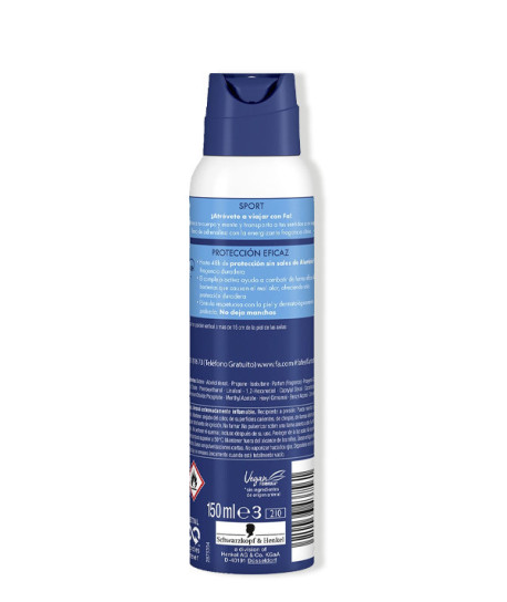 FA SPORT DESODORANTE SPRAY