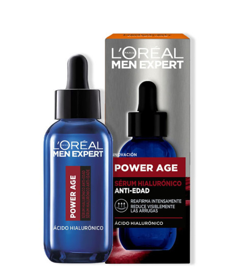 L'ORÉAL MEN POWER AGE SERUM HIALURÓNICO ANTIEDAD