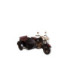 SET VINTAGE MOTO CON SIDECAR NEGRA
