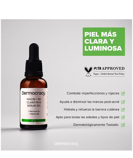 NIACIN + B5 CLARIFYING SERUM 15%