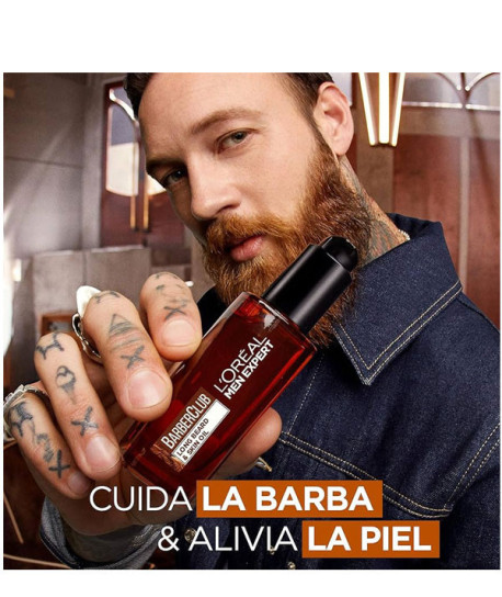 L'ORÉAL MEN BARBER CLUB ACEITE PARA BARBA LARGA