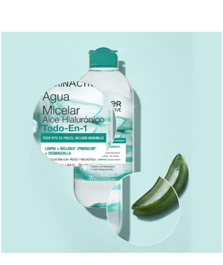 SKIN ACTIVE ALOE HIALURÓNICO AGUA MICELAR