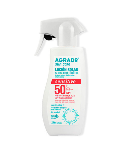 LOCIÓN SOLAR SENSITIVE SPF50+