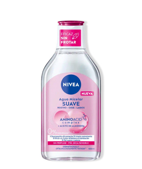 AGUA MICELAR SUAVE PIEL SECA / SENSIBLE