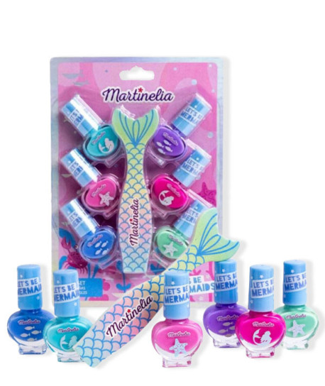 LET’S BE MERMAIDS SET DE UÑAS