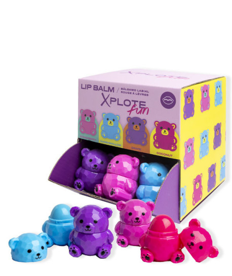 XPLOTE FUN LIP BALM TEDDY BEAR
