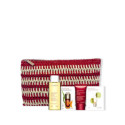 REGALO CLARINS NECESER RAYAS ROJAS Y BLANCAS