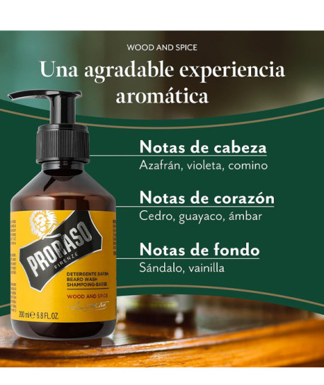 PRORASO LIMPIADOR BARBA WOOD AND SPICE
