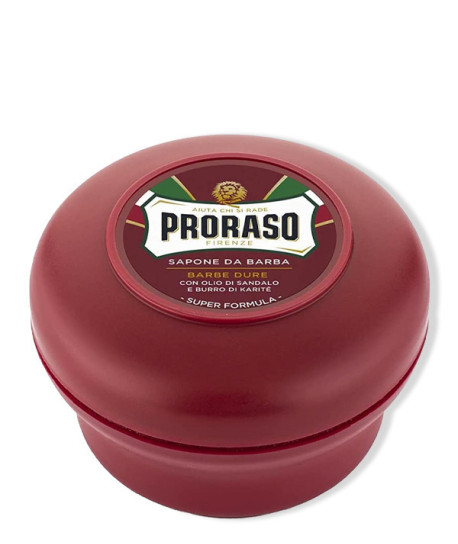 PRORASO JABÓN DE AFEITAR EN BOTE PARA BARBAS DURAS