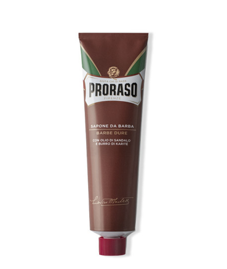 PRORASO JABÓN DE AFEITAR EN TUBO BARBAS DURAS