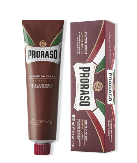 PRORASO JABÓN DE AFEITAR EN TUBO BARBAS DURAS