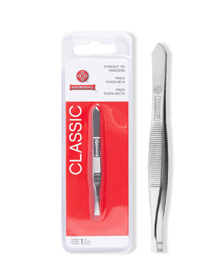PINZA DEPILAR PUNTA RECTA