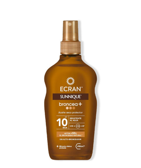 SUNNIQUE BRONCEA+ ACEITE SECO PROTECTOR SPF10