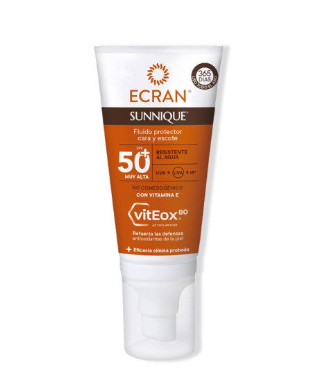 SUNNIQUE PROTECTOR ULTRALIGERO CARA Y ESCOTE SPF50+