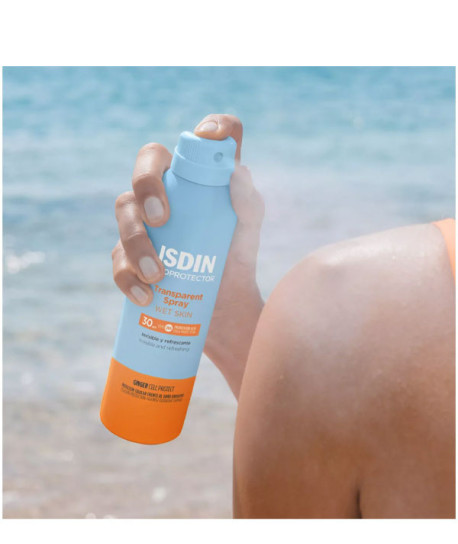 FOTOPROTECTOR TRANSPARENT SPRAY WET SKIN SPF30