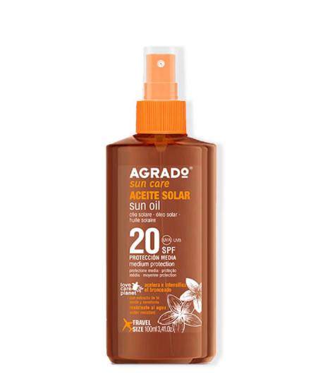 SUN CARE ACEITE SOLAR SPF20
