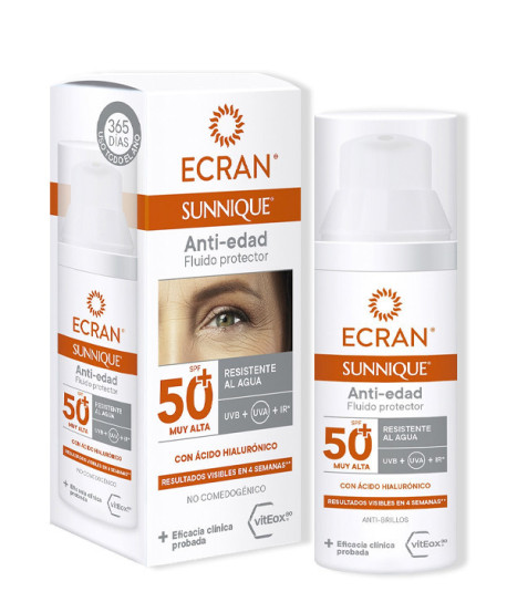 SUNNIQUE FLUIDO PROTECTOR ANTIEDAD SPF50+
