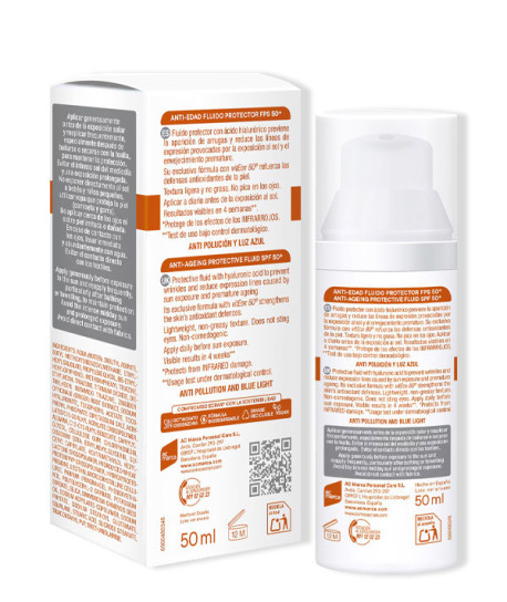 SUNNIQUE FLUIDO PROTECTOR ANTIEDAD SPF50+