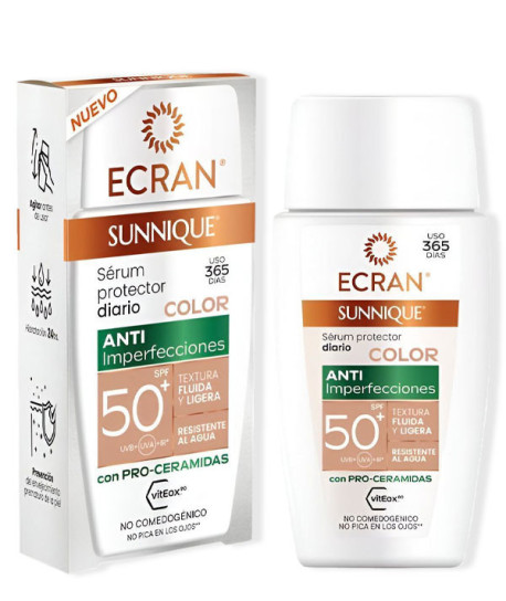 SUNNIQUE SERUM CON COLOR SPF50+