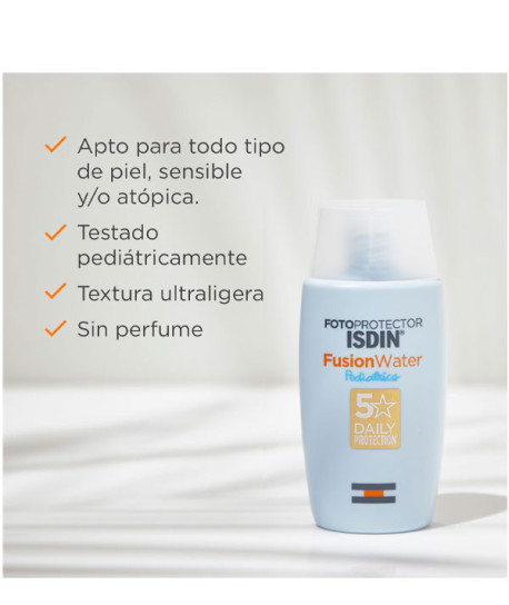 FUSION WATER PEDIATRICS SPF50
