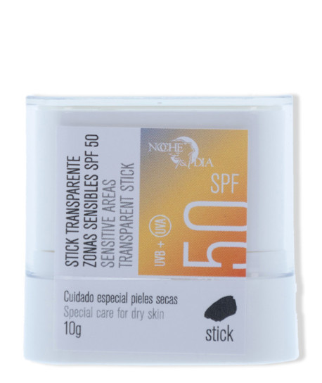 STICK SOLAR TRANSPARENTE ZONAS SENSIBLES SPF50