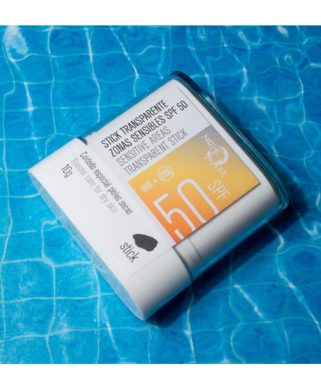 STICK SOLAR TRANSPARENTE ZONAS SENSIBLES SPF50